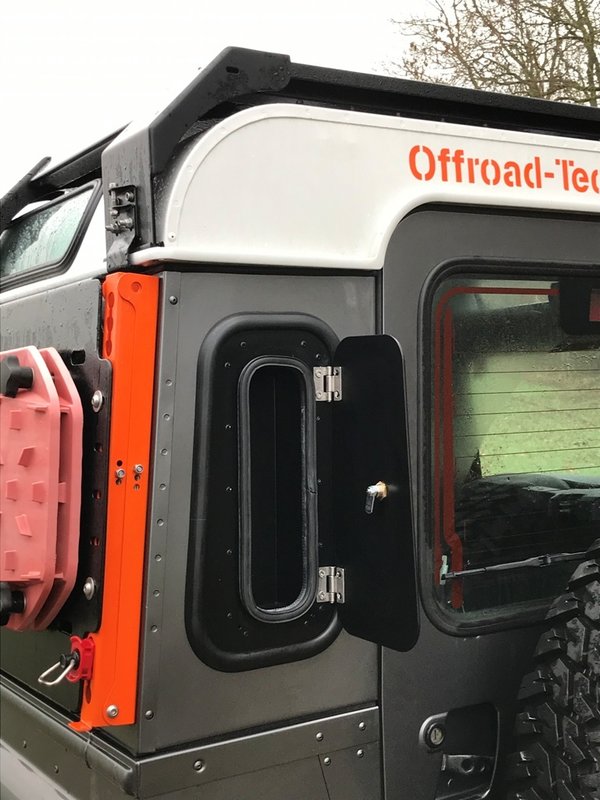 Heckfensterstaubox Land Rover Defender