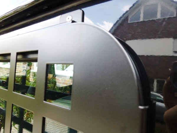 Fenstergitter hintere Schiebefenster Defender 90/ 110 schwarz matt pulverbeschichtet
