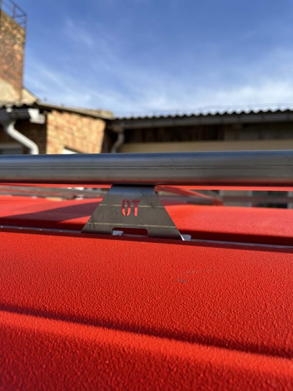 Dachgepäckträgersystem Flatrack für VW T4 MODULAR Edelstahlausführung inkl. Airlineschienenset
